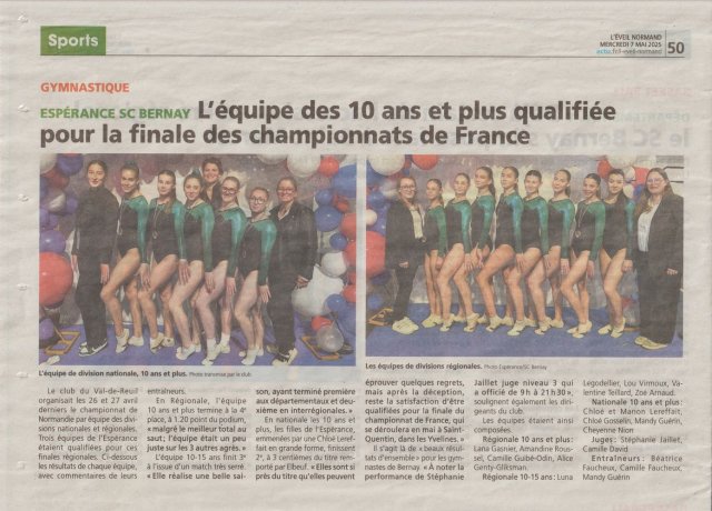 2025  7 mai championnat Normandie Val de Reuil